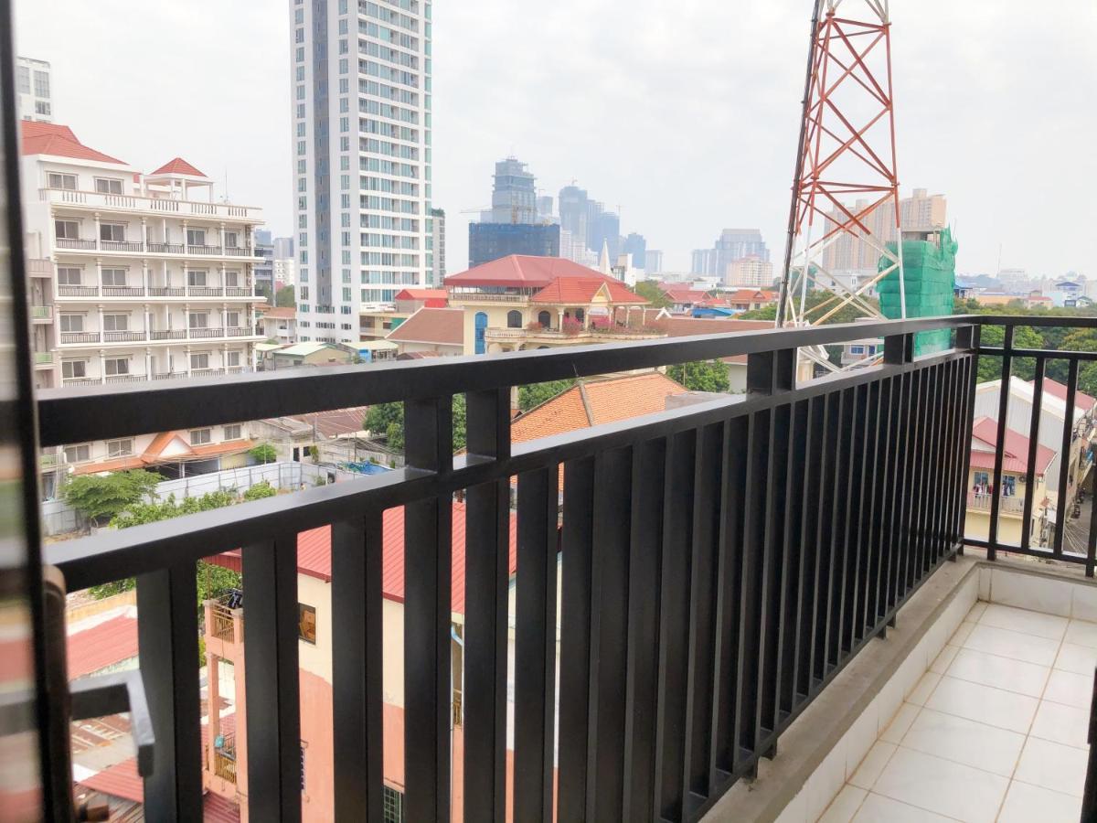 60 m2, 2 yatak odalı, 2 banyolu Daire, Chamkar Morn bölgesinde Phnom Penh Dış mekan fotoğraf