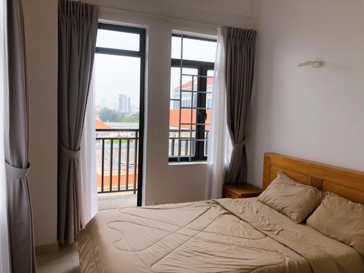 60 m2, 2 yatak odalı, 2 banyolu Daire, Chamkar Morn bölgesinde Phnom Penh Dış mekan fotoğraf